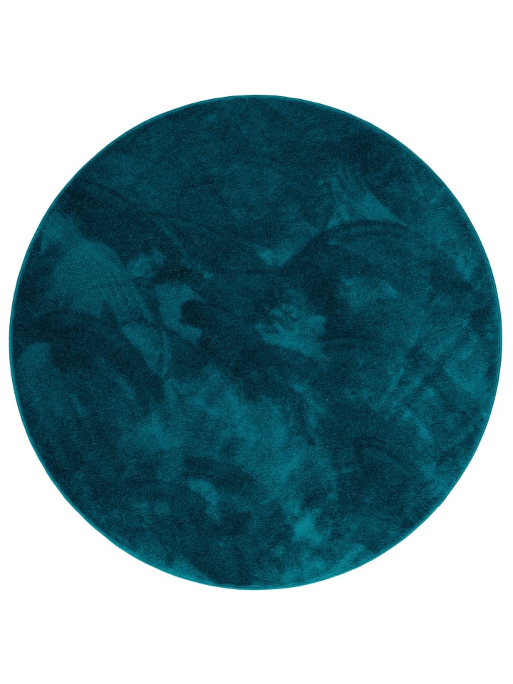 Pergamon Hochflor Langflor Teppich Super Soft Melia Rund in Antraciet günstig kaufen