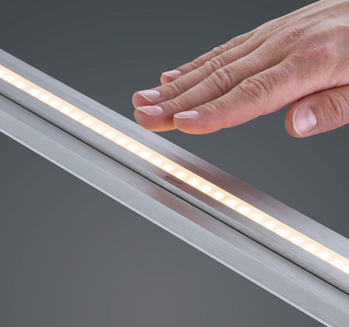 Bankamp LED Pendelleuchte Lightline II up down Nickel