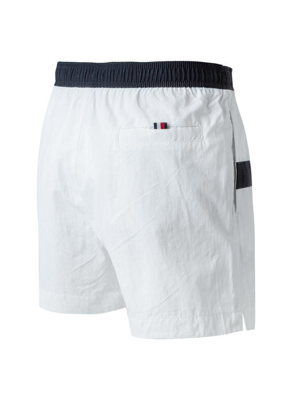 Tommy Hilfiger, Badeshorts, Mikrofaser, weiß-rot