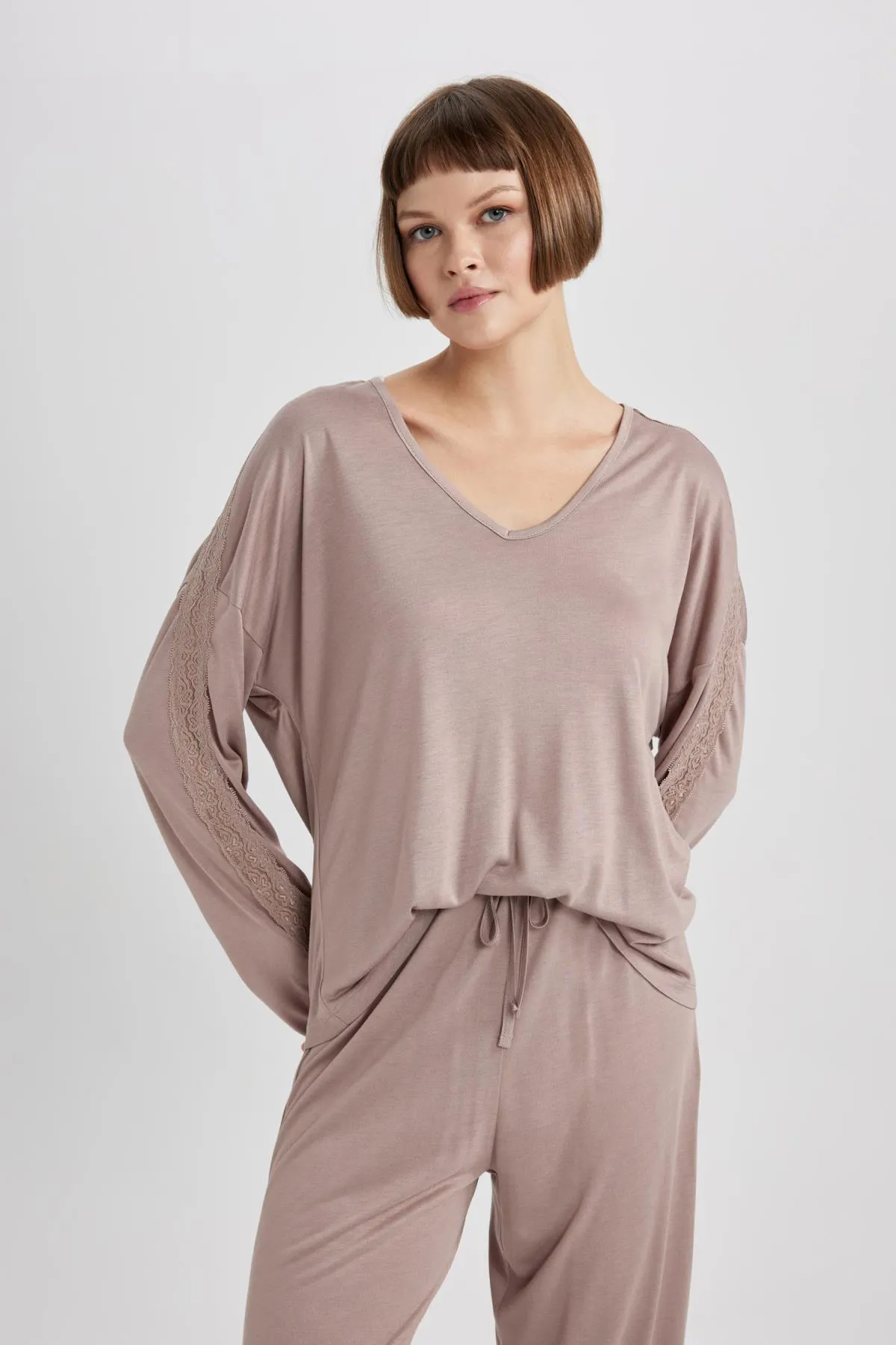 DeFacto  Langarm-Pyjama-Set zum Verlieben