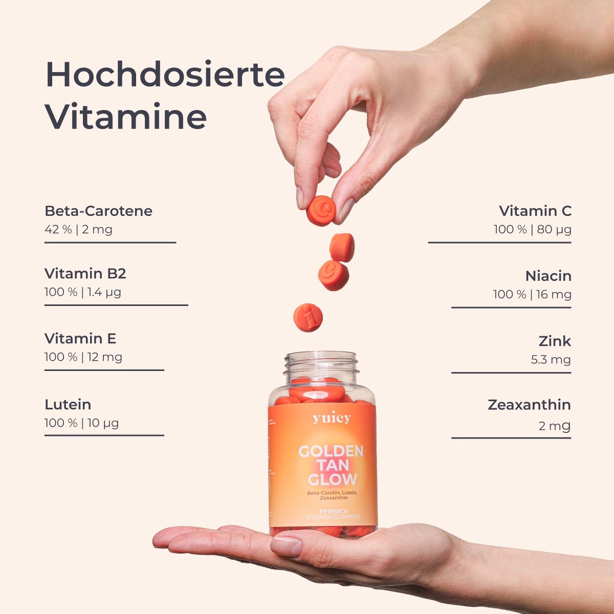 Tan Glow Vitamin Gummies