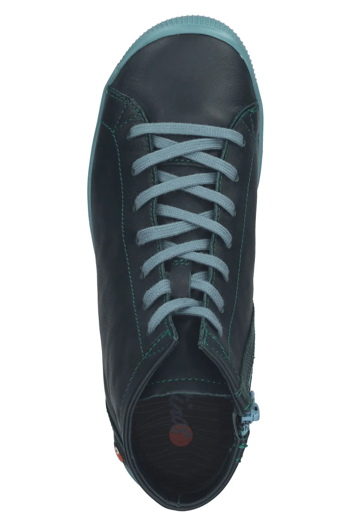 Softinos  Stiefelette - Grün - Flacher Absatz