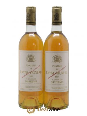 Château de Rayne Vigneau 1er Grand Cru Classé  1981 - Lot de 2 Bouteilles