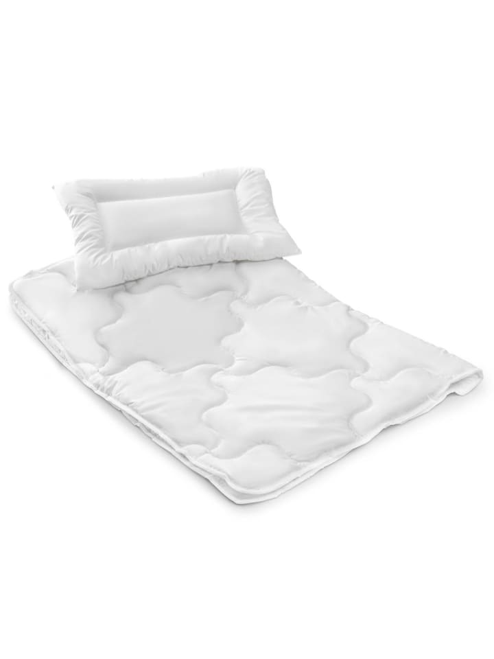 LaLoona Steppbett-Set Premium Complete 100 x 135   40 x 60 in weiss günstig kaufen onesize