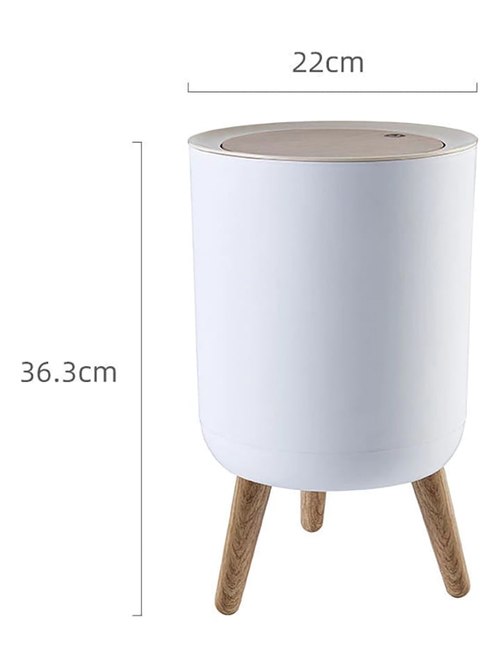 Kitchen Move Touch-Mülleimer in Weiß/ Natur - 7 l günstig kaufen onesize
