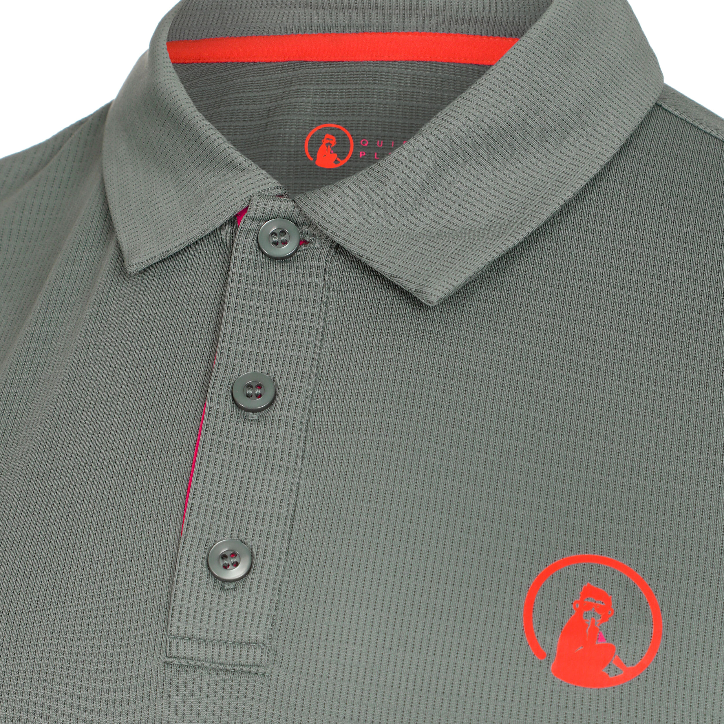 Ace Polo Herren - Salbei, Rot
