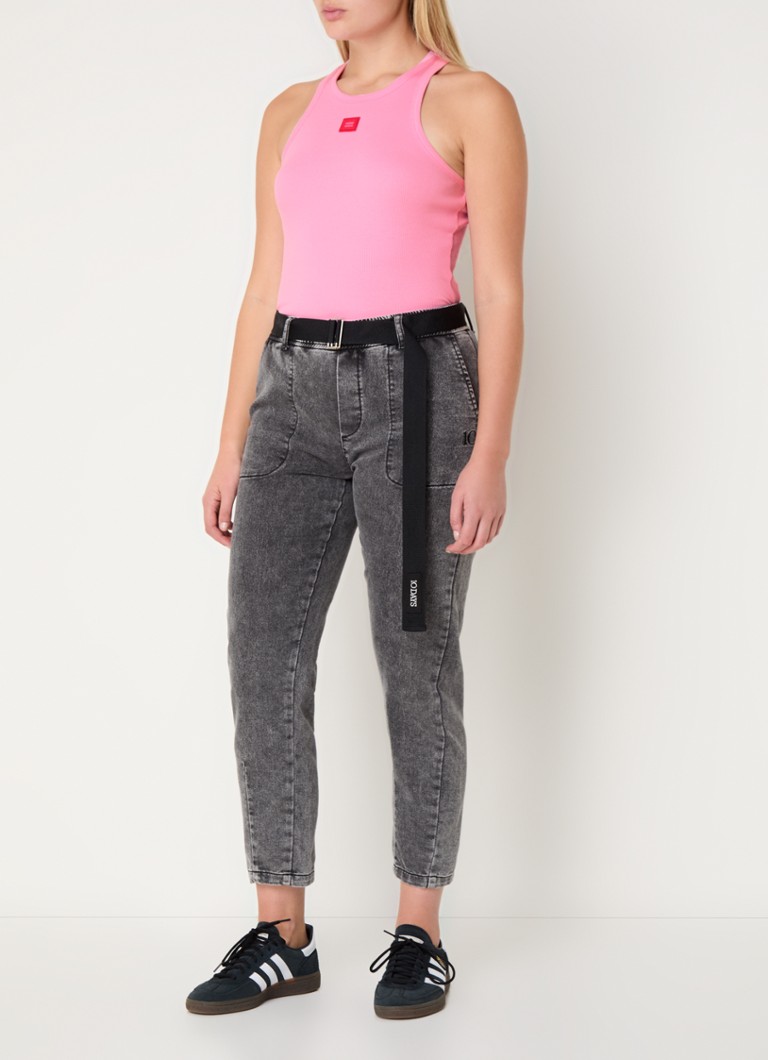10DAYS Rib-knitted tank top made of organic cotton