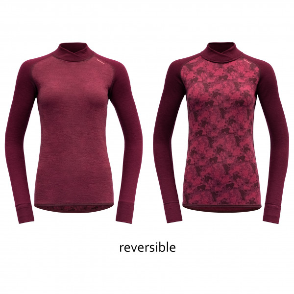 Devold - Women's Kvitegga Cross Neck - Merinoshirt