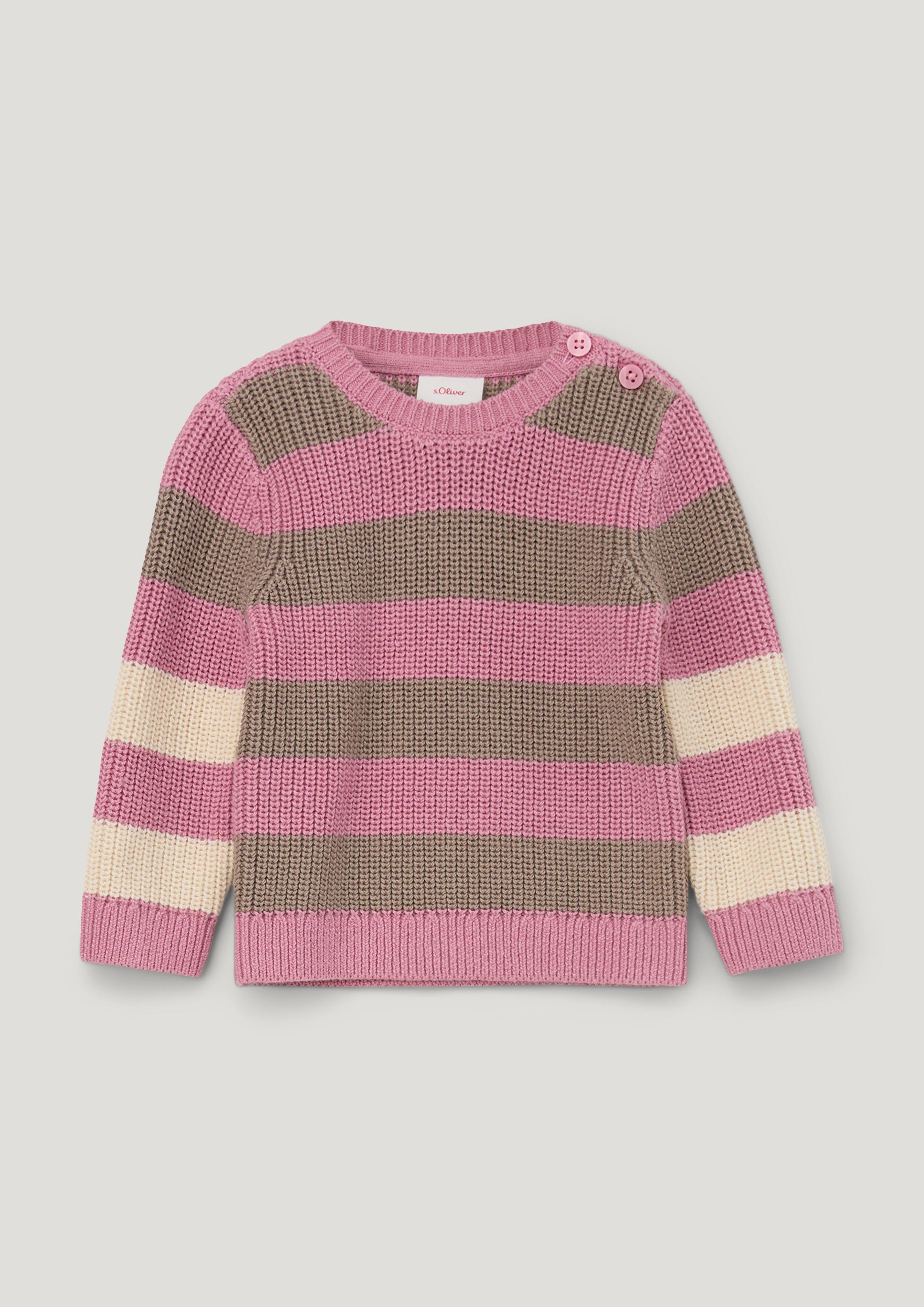 Strickpullover mit Streifen  2134338-43X2