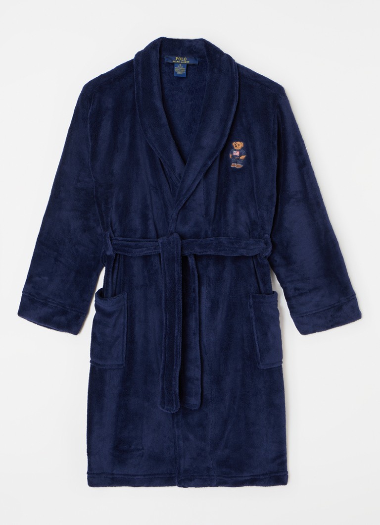Ralph Lauren halāts ar izšuvumu no logotipa un uzšūtām kabatām