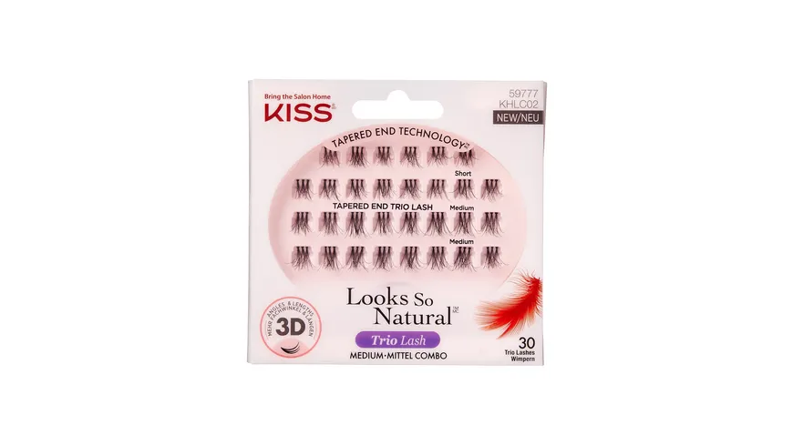 KISS Trio Wimpernband Medium KHLC02