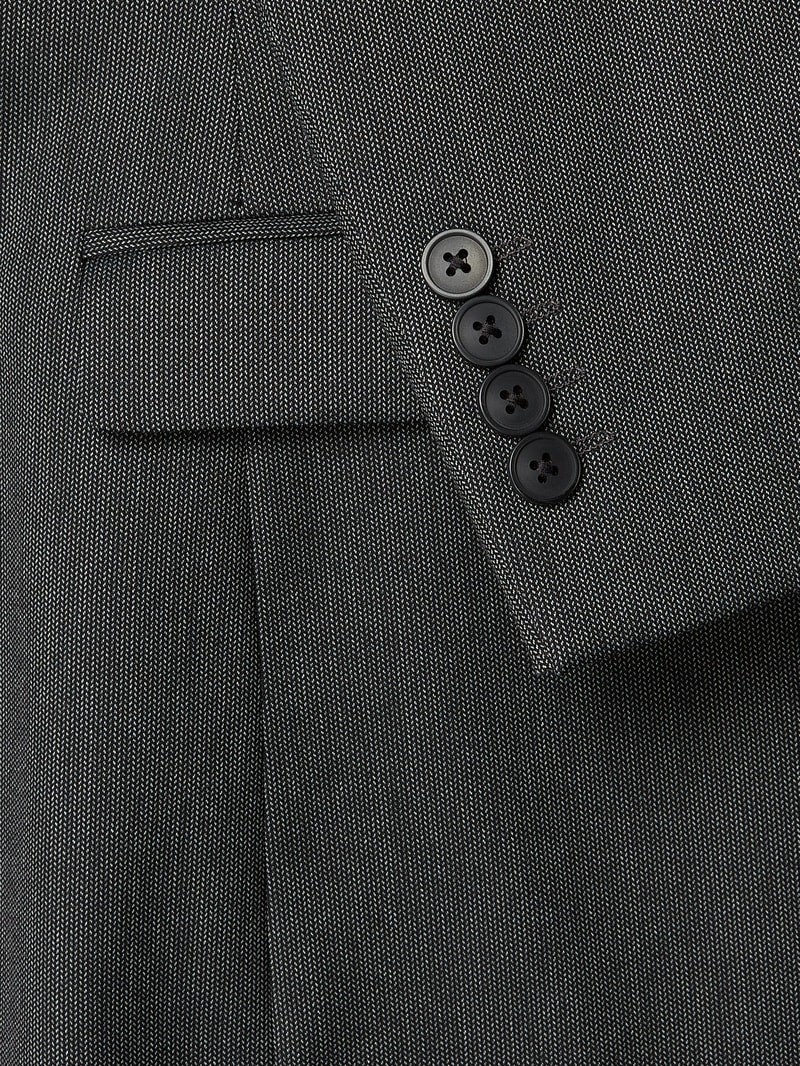 Super Slim Fit 2-Knopf-Sakko mit Stretch-Anteil in anthrazit