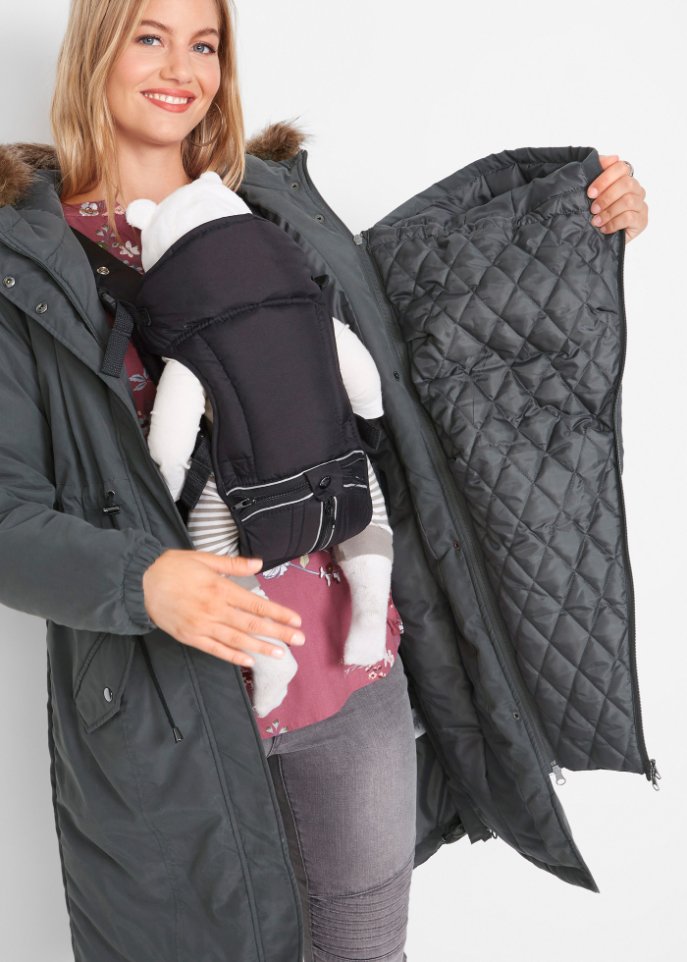 Tragejacke / Umstandsparka, wattiert