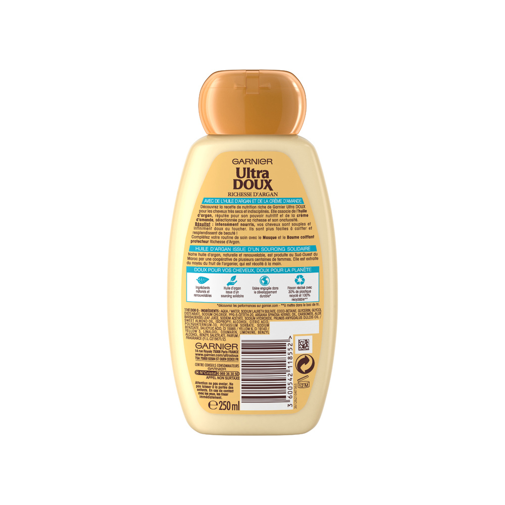 garnier Ultra Doux Richesse d'Argan Shampooing crème nutrition