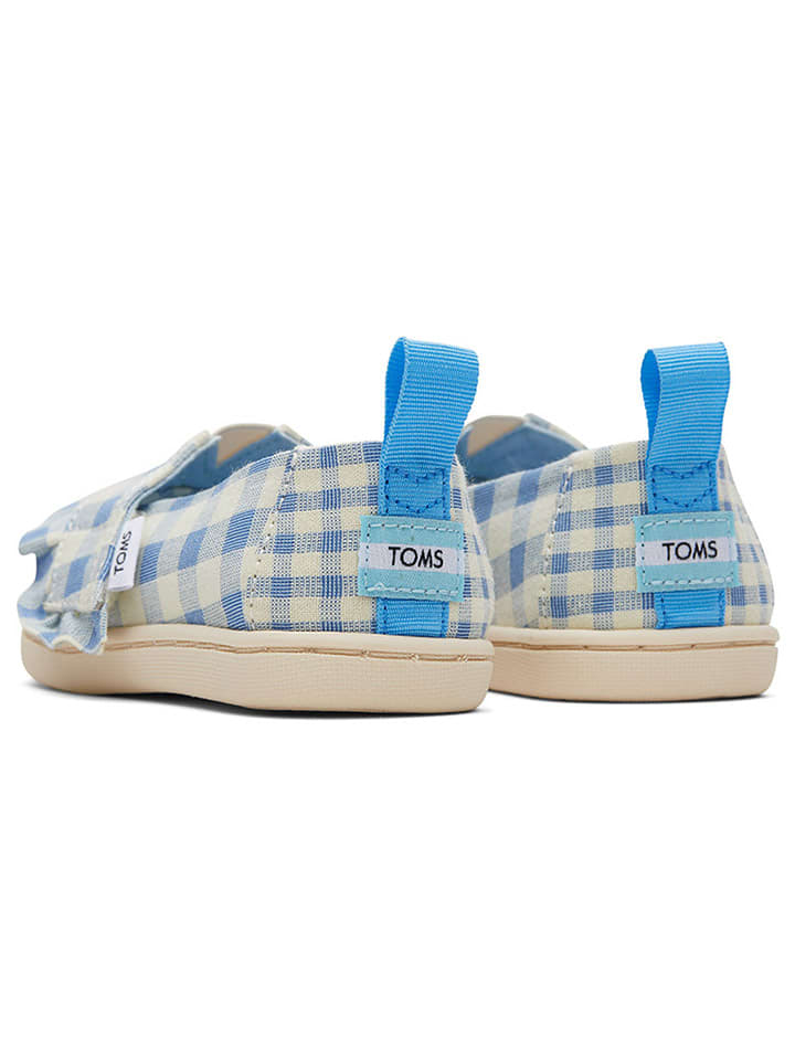 TOMS Slipper in Hellblau/ Creme günstig kaufen