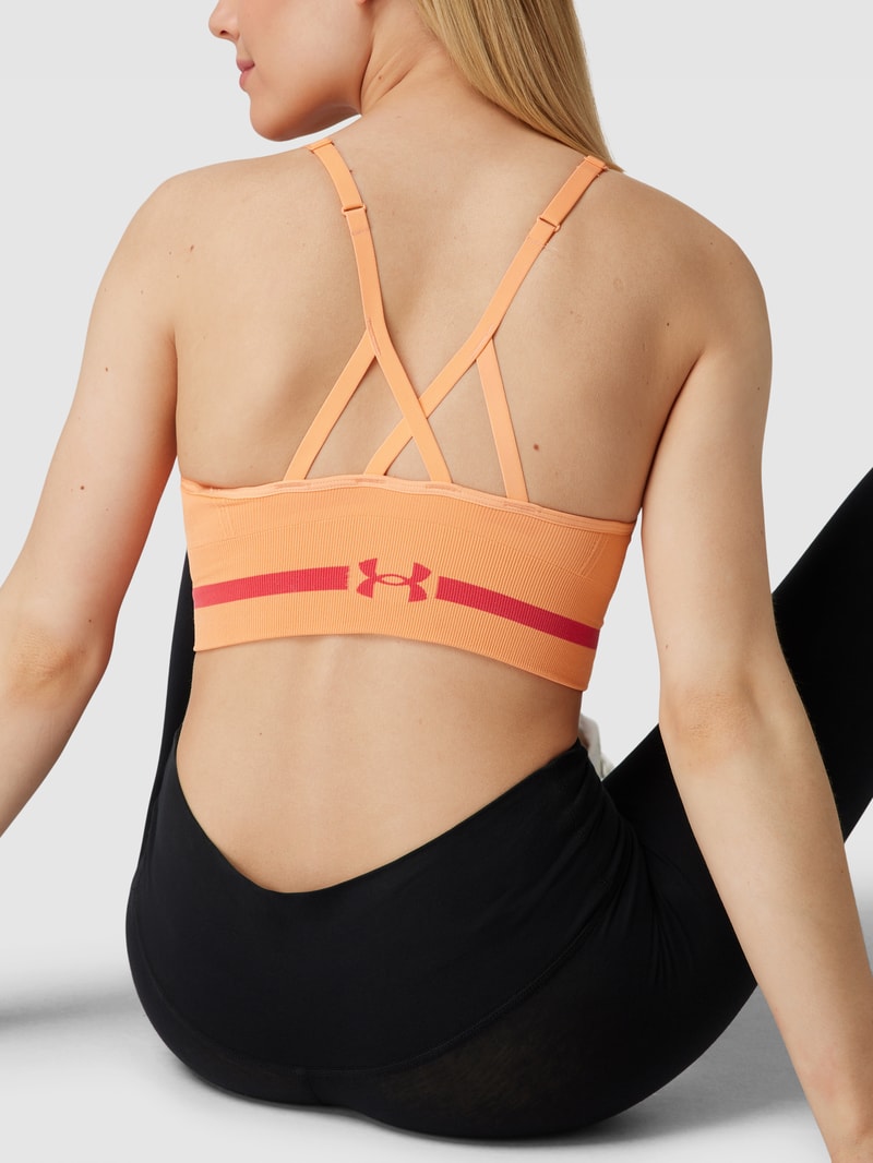 Bustier mit elastischem Logo-Bund in orange