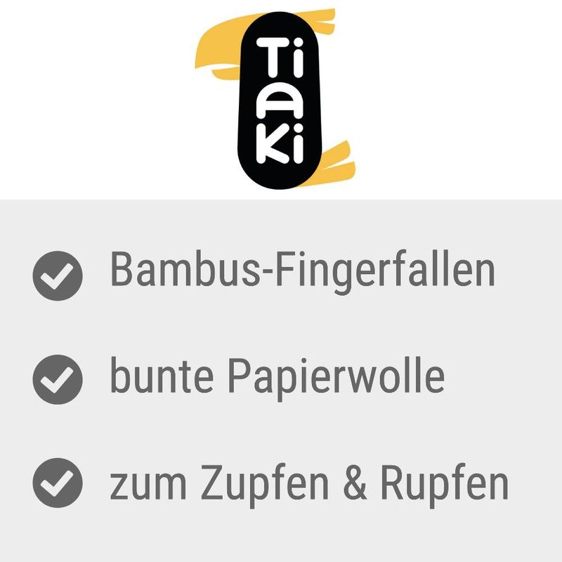 TIAKI Schredderspielzeug aus Bambus und Papier
