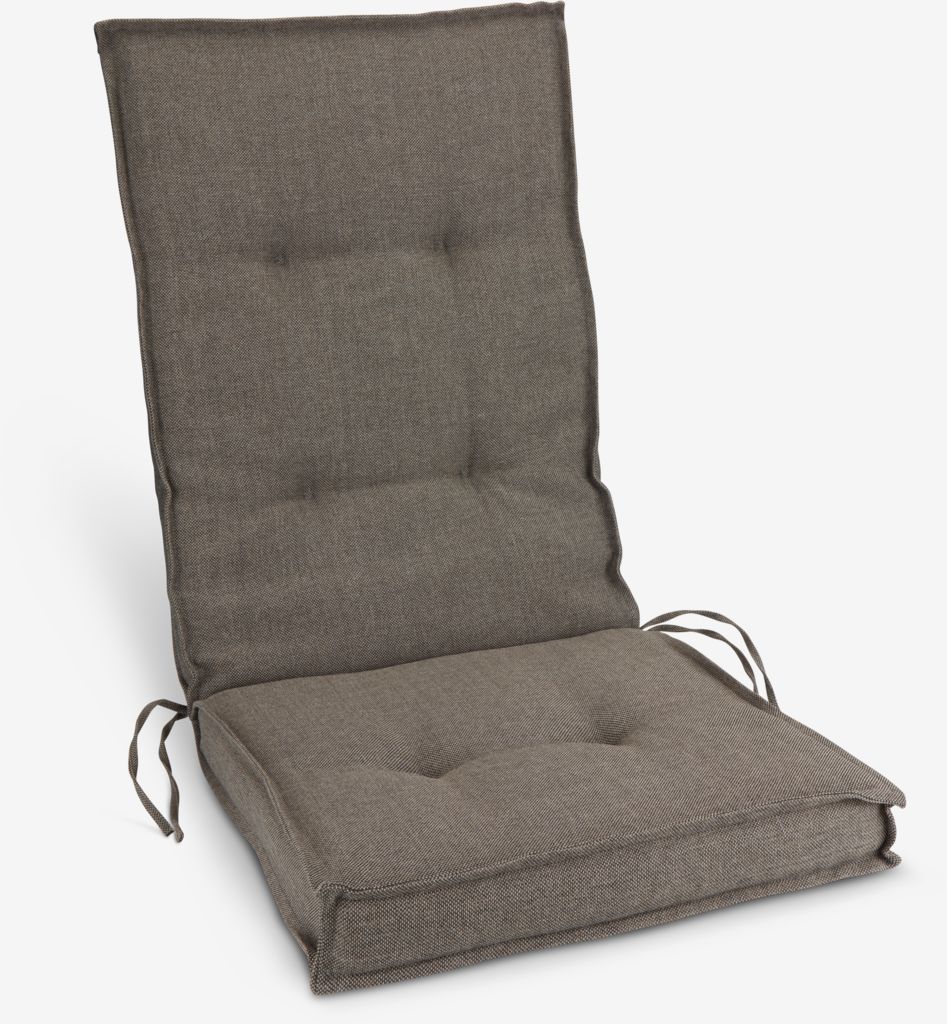ROPE BED Garden cushion Adjustable armchair ROPE BED dark sand
