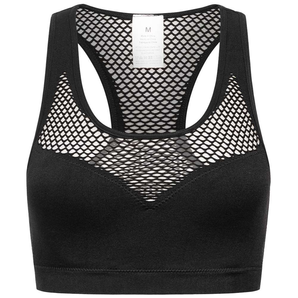 JELEX Sportstyle Damen Sport BH schwarz