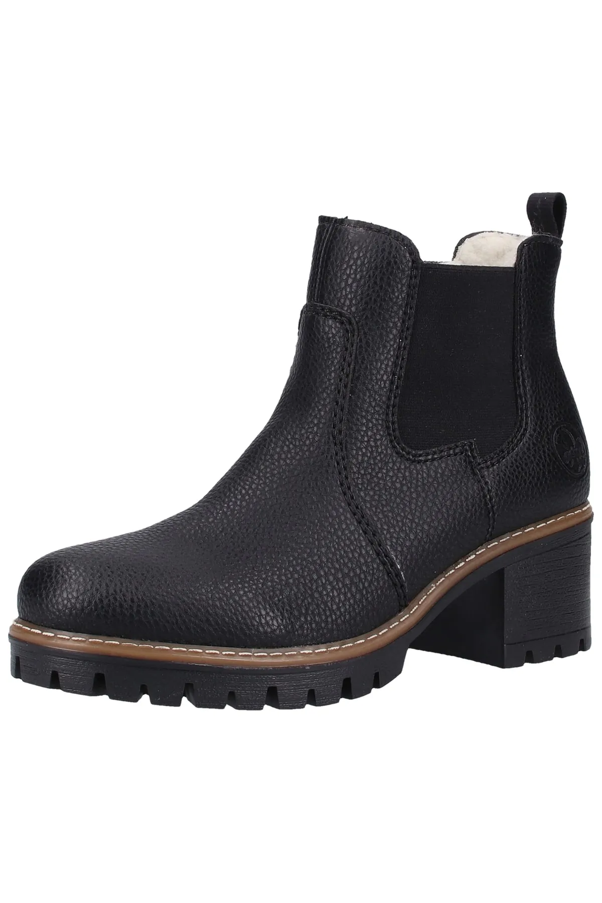 Rieker  Stiefelette - Schwarz - Blockabsatz
