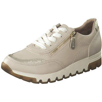 Jana comfort Schnürsneaker in beige