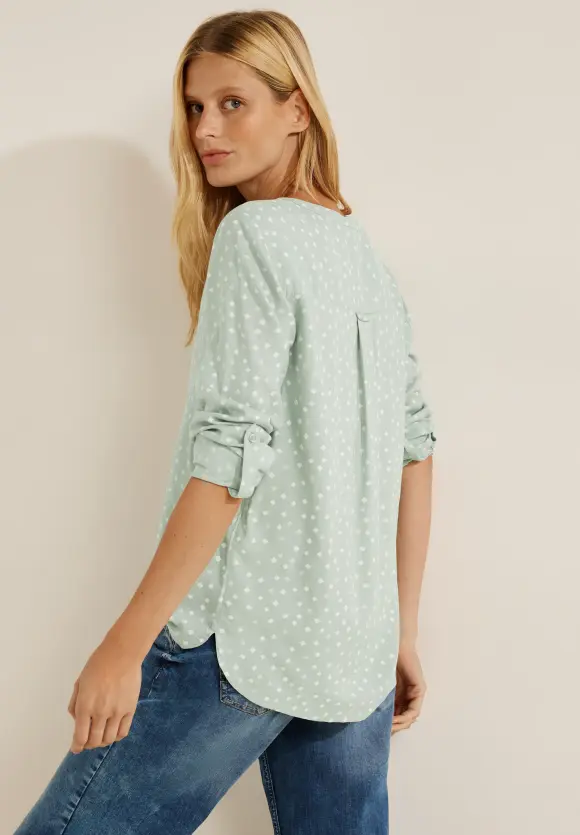 CECIL Bluse mit Punktemuster
