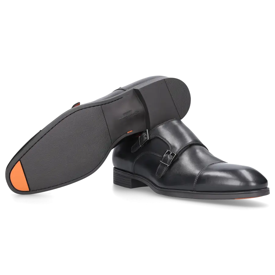 Santoni - Businessschuhe 14549 Kalbsleder - schwarz