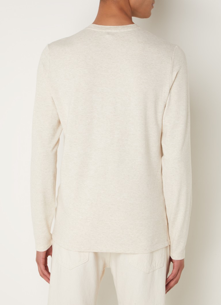 Reiss Adam fine-knit pullover with melange design
