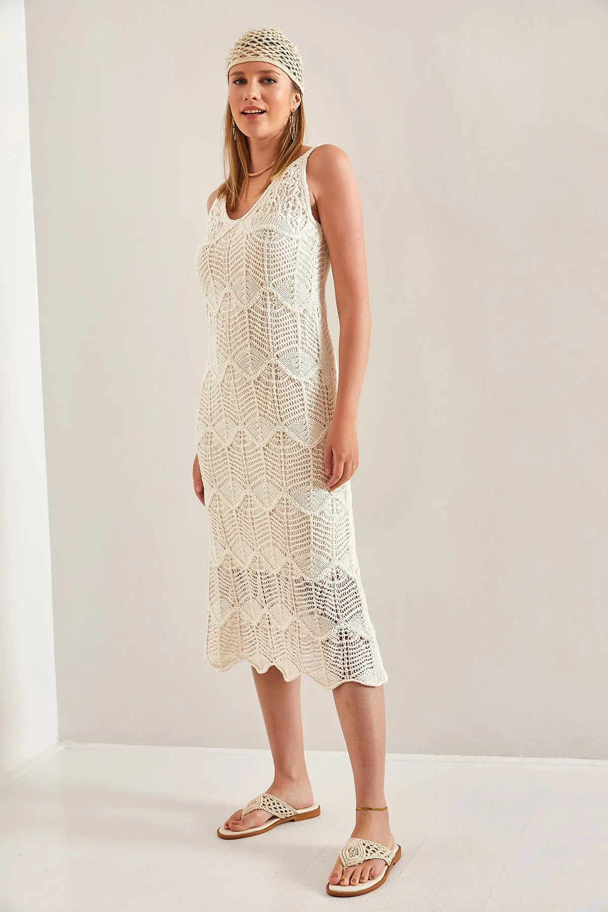 Bianco Lucci  Gemustertes, gefüttertes Damenkleid