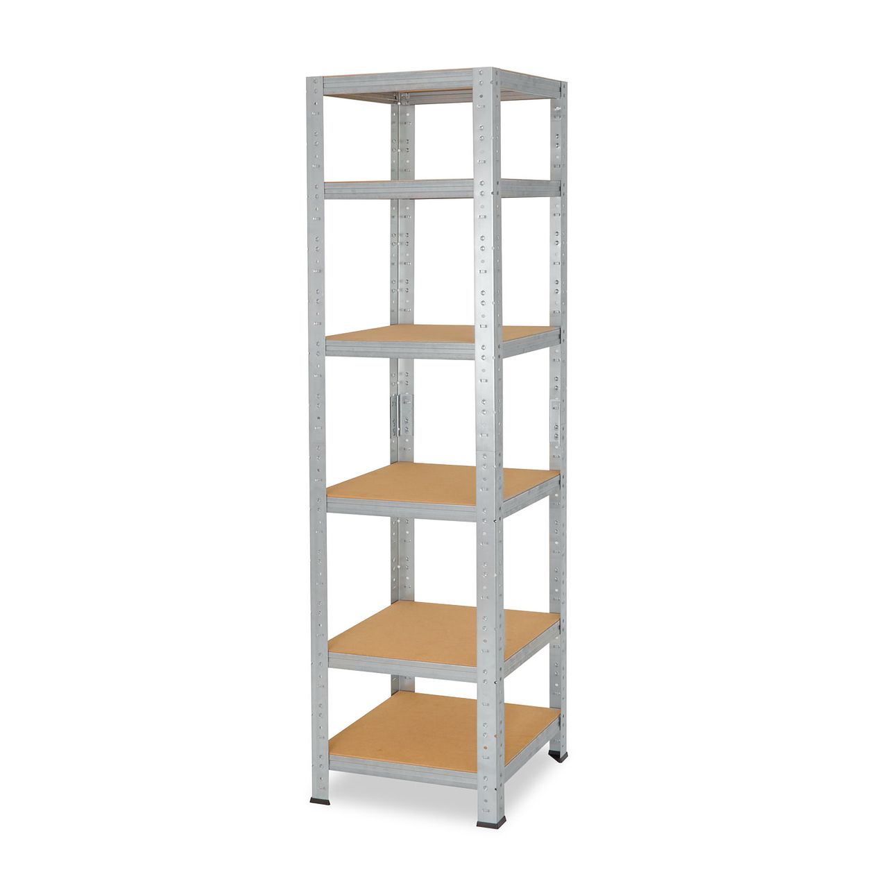 Shelfplaza HOME 180x30x30cm Schwerlastregal in verzinkt mit 6 Böden