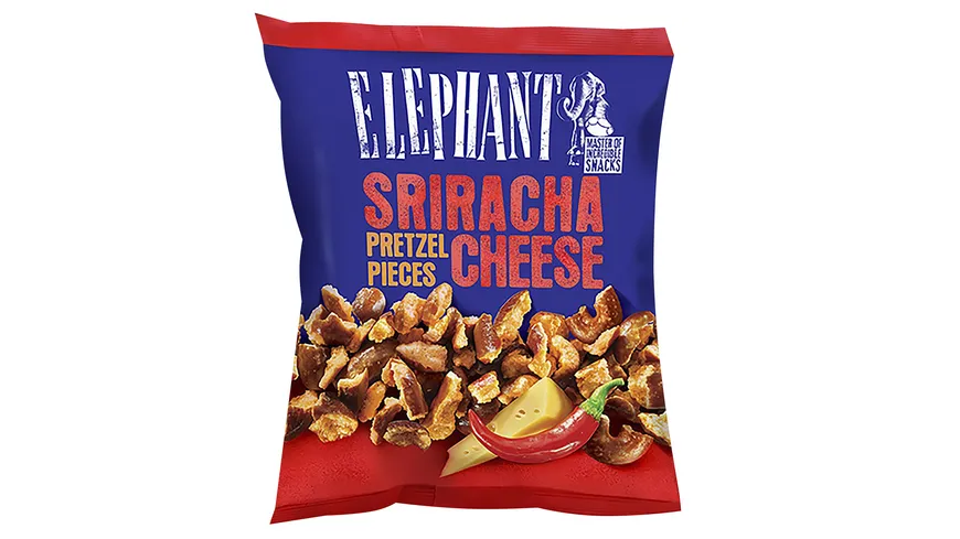 ELEPHANT Pretzel Pieces Sriracha Cheese 125 g