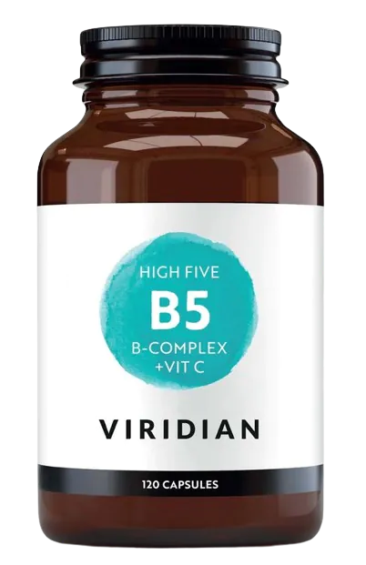 Viridian B-Complex High Five, Σύμπλεγμα Βιταμινών Β, Κάψουλες