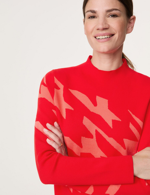 Pullover in Jacquard-Strick
