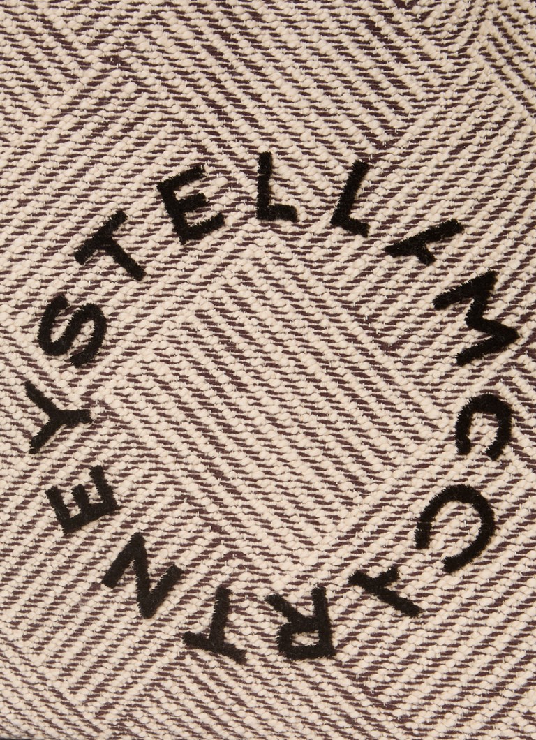 Stella McCartney iepirkumu soma ar logotipu un noņemamu kabatiņu