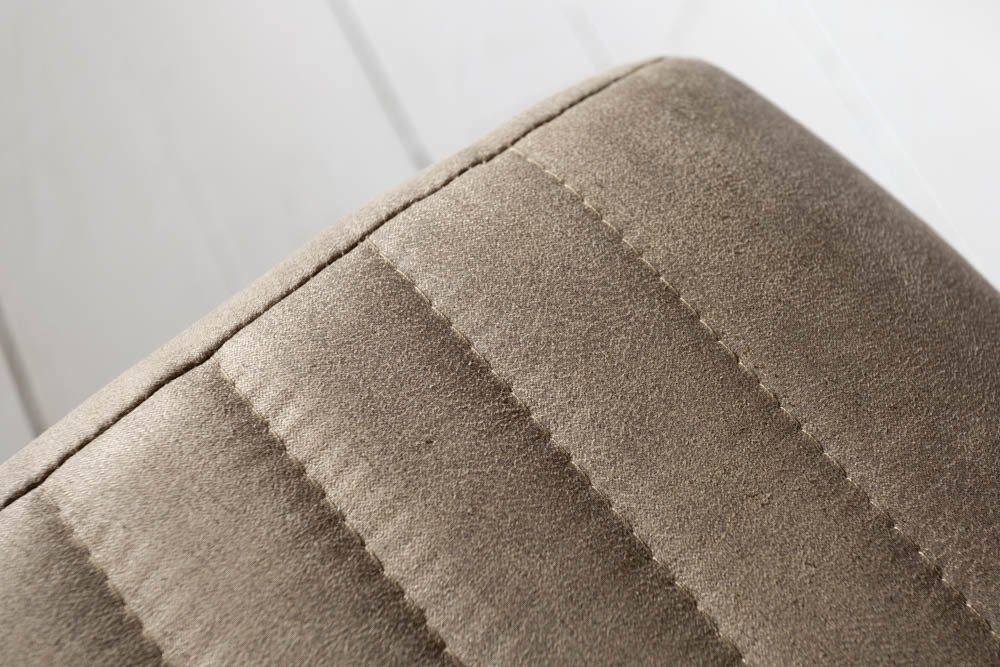 riess-ambiente Freischwinger APARTMENT taupe / schwarz (Einzelartikel, 1 St), Esszimmer · Microfaser · Metall · Industrial