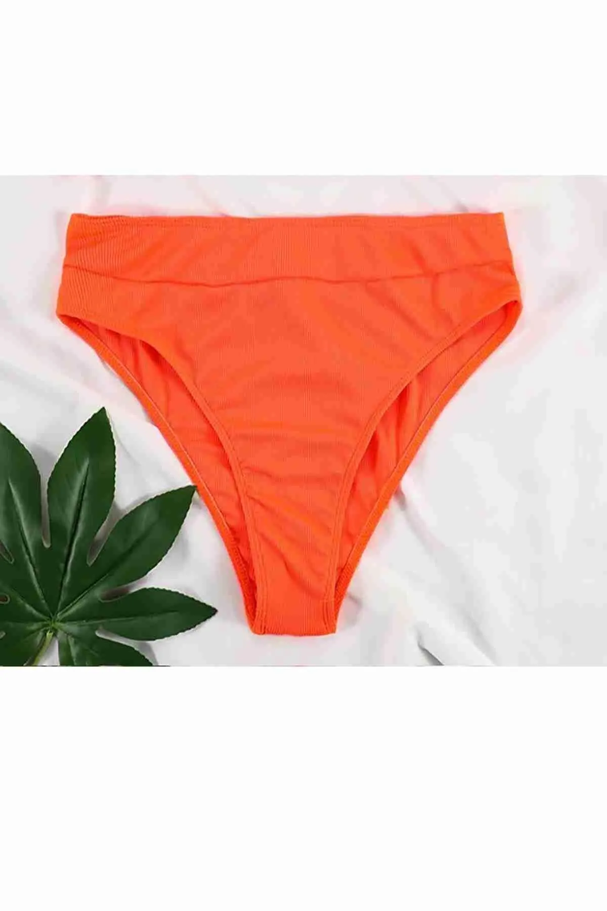 Angelsin  Unterwäsche Passion Bikinihose mit hoher Taille, Orange