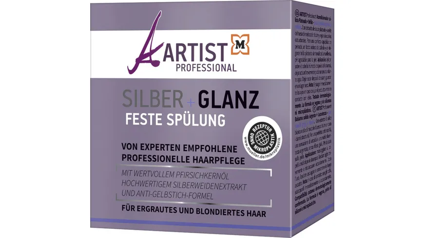 ARTIST Feste Spülung Silber & Glanz 70 g