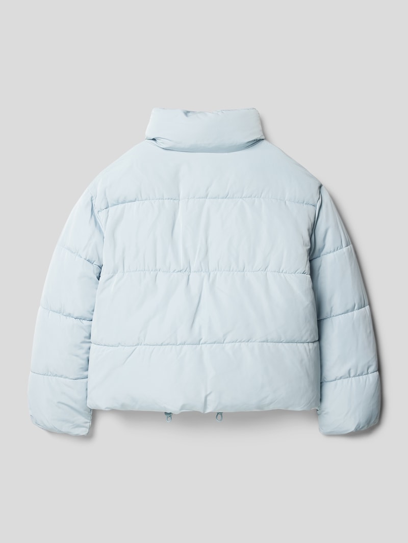 Steppjacke mit Stehkragen Modell 'charlie' in hellblau