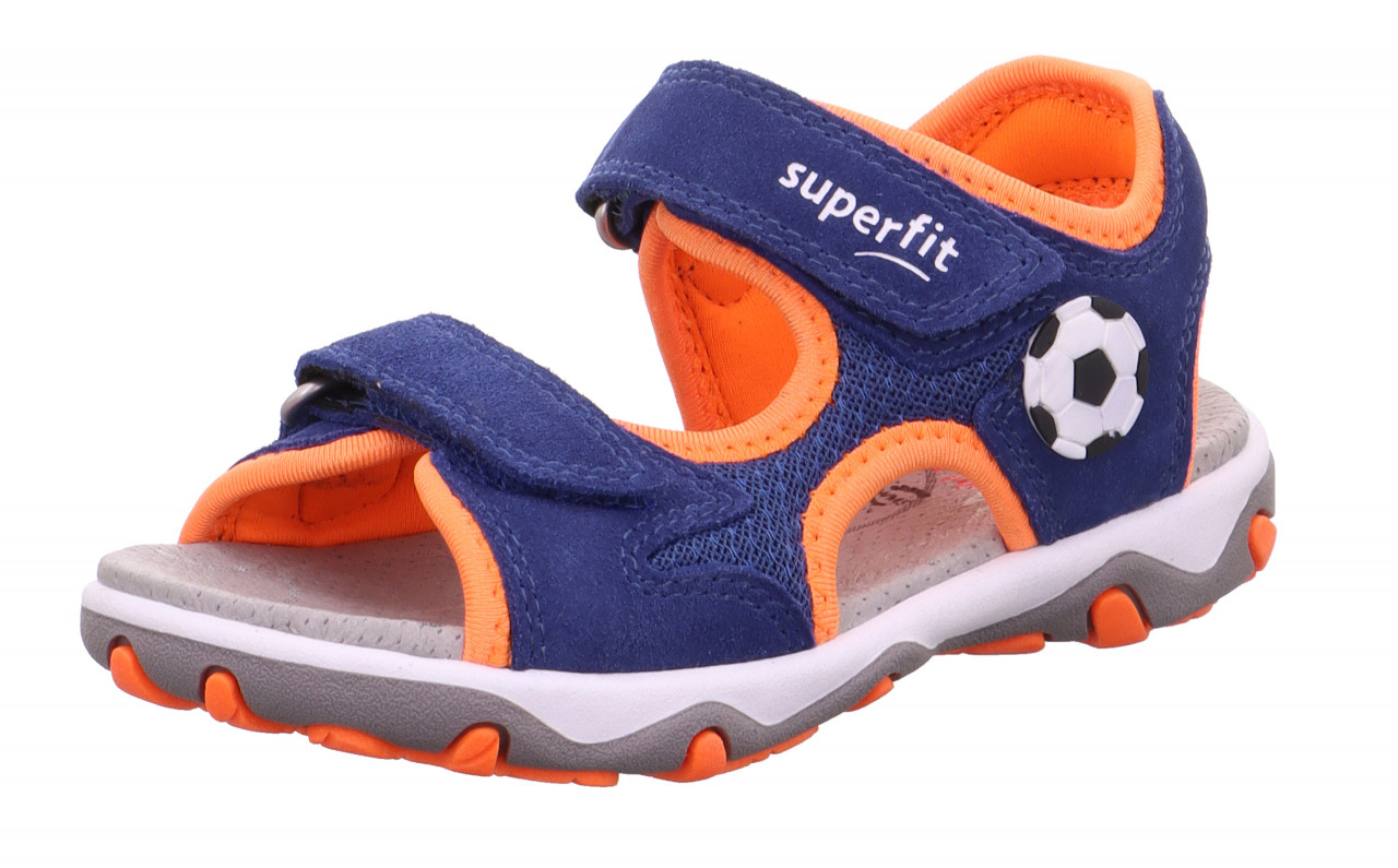MIKE 3.0 - Blau/OrangeSandale mit Klettverschluss