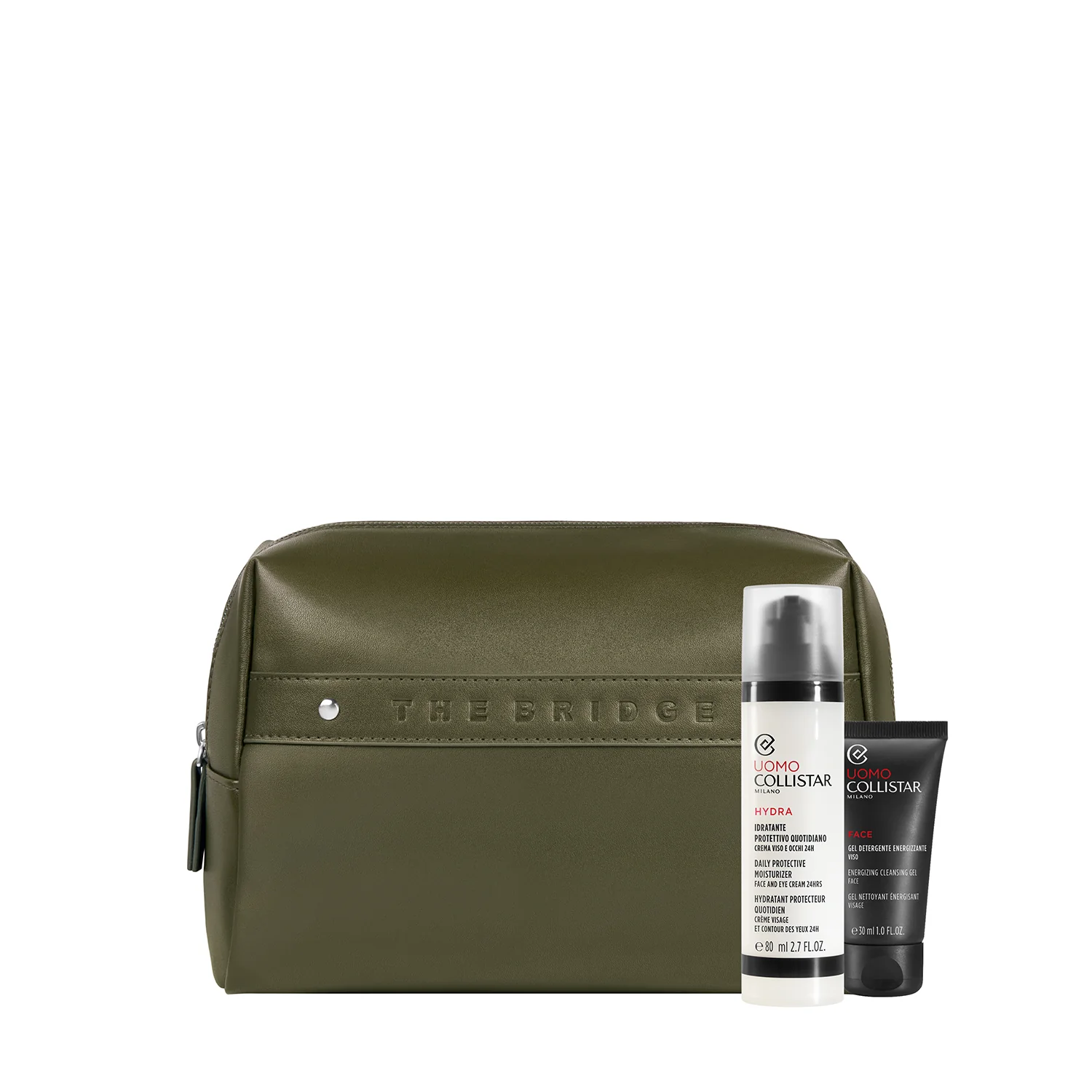 Set hidratante y protector diario para hombre: sets para rostro y cuerpo, crema facial diaria, gel limpiador facial.