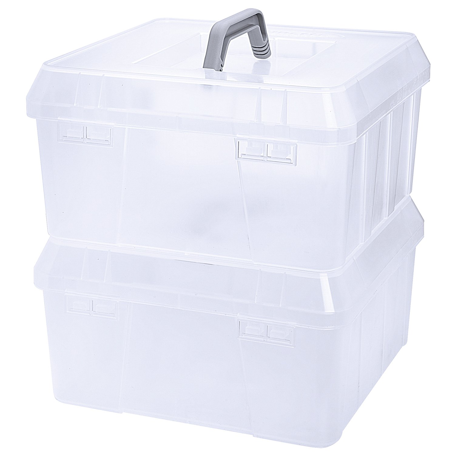 buttinette Kunststoff-Box, 31 x 31 x 17 cm