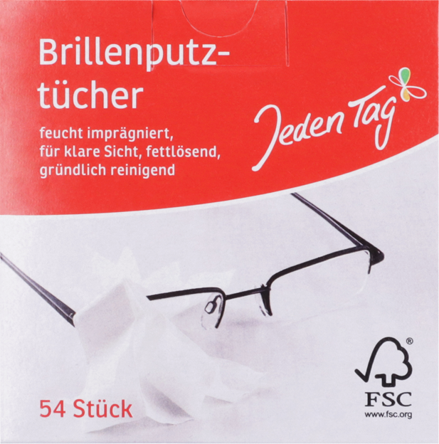 Jeden Tag Brillenputztücher