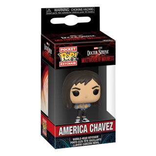 ** % SALE % ** Doctor Strange in the Multiverse of Madness Pocket POP! Vinyl Schlüsselanhänger 4 cm America Chavez (1)