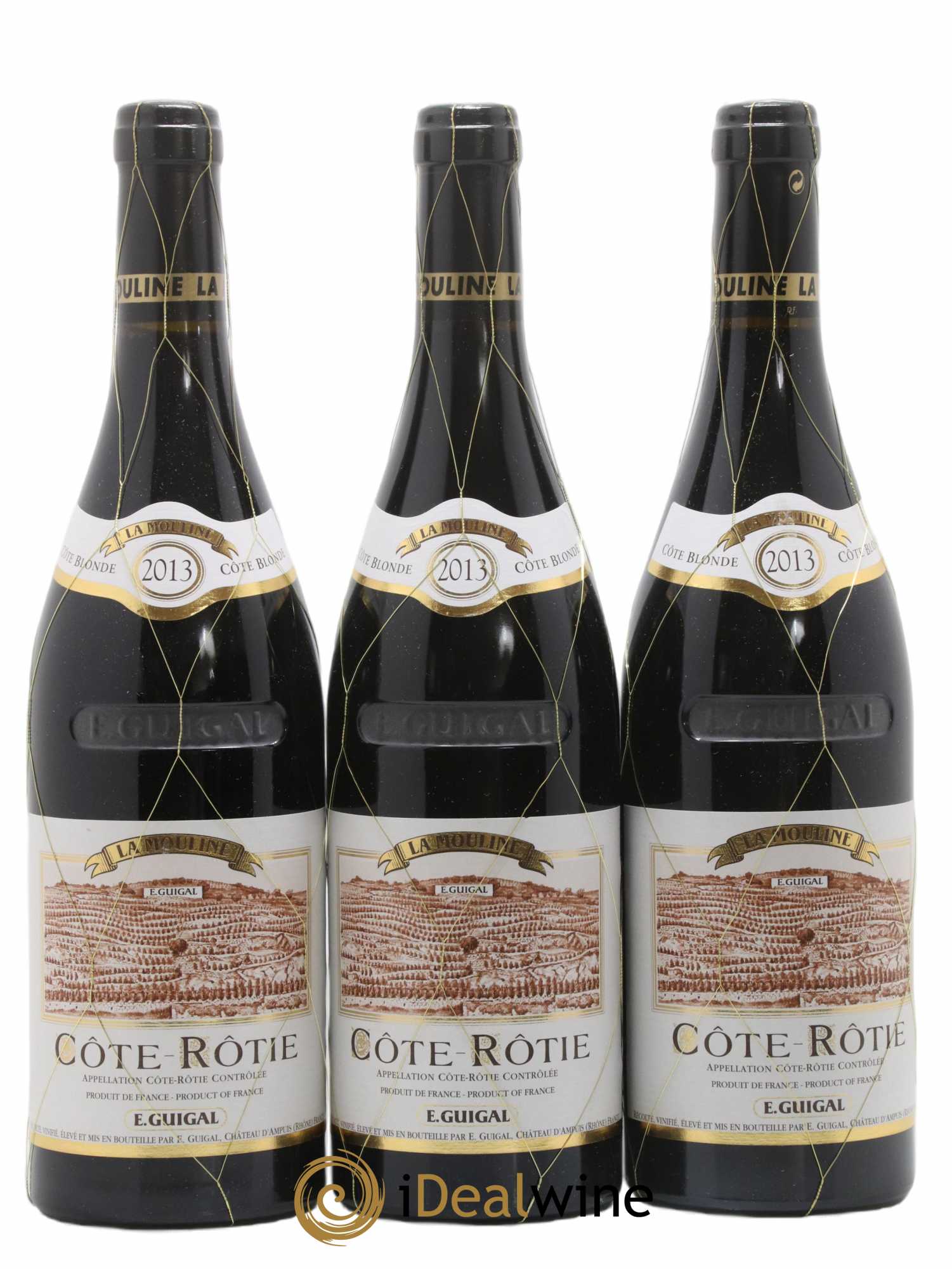 Côte-Rôtie La Mouline Guigal  2013 - Lot de 3 Bouteilles