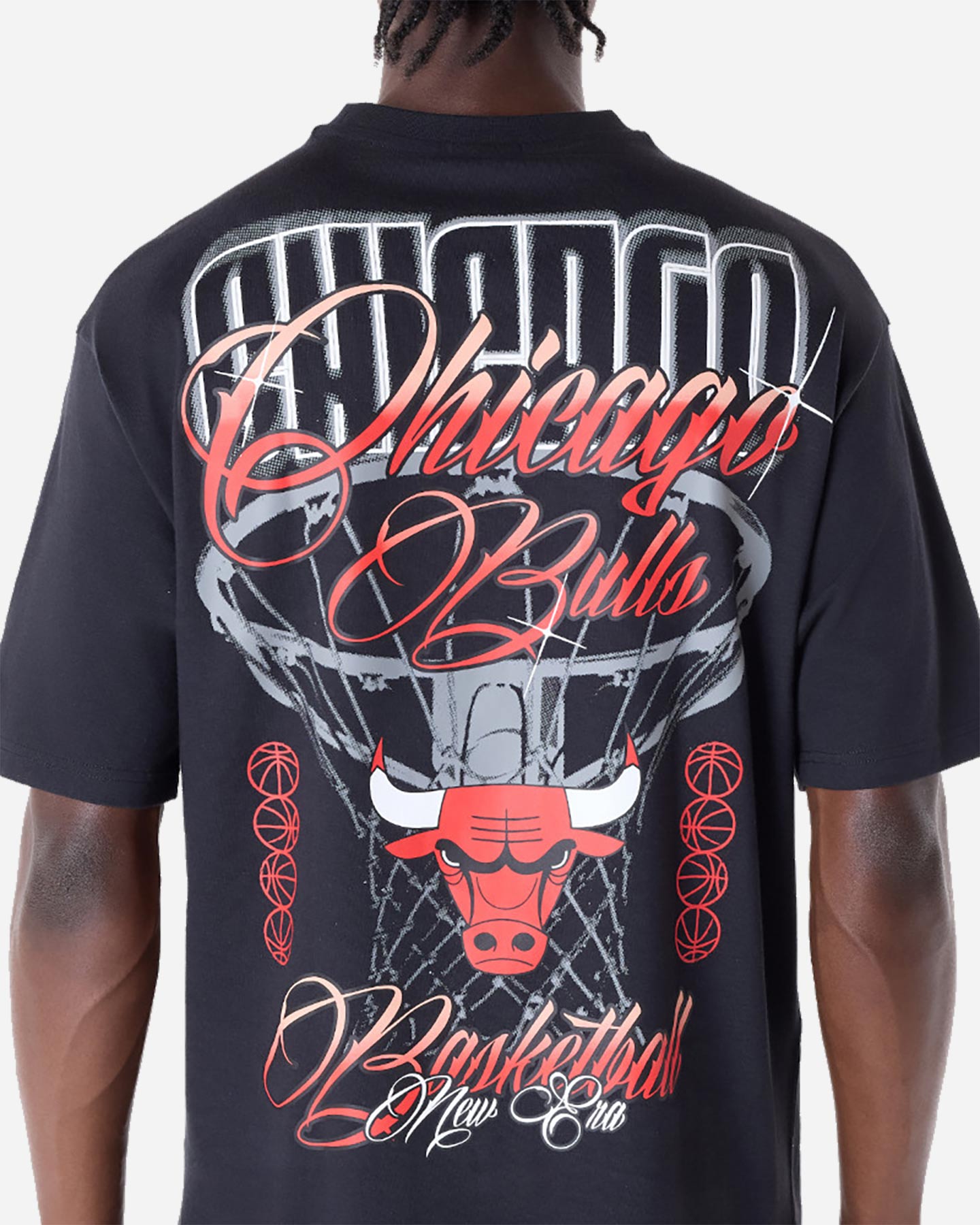 Abbigliamento Basket New Era Font Graphic Bulls M 60596429