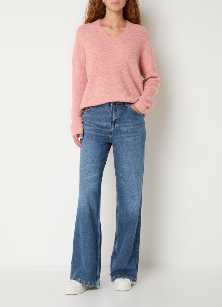 Maglione Mos Mosh MMThora in pregiata maglia di misto lana d'alpaca con scollo a V