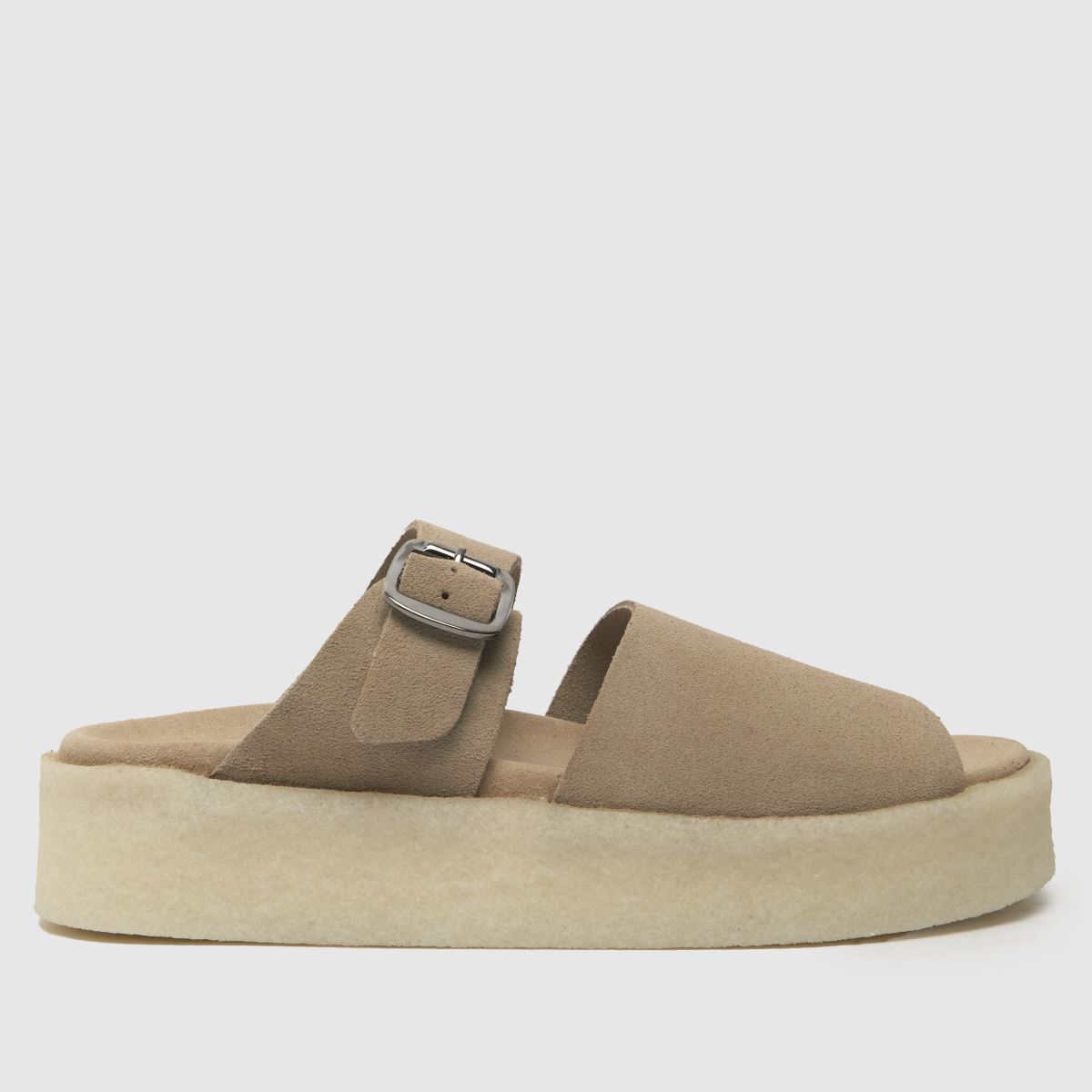 Clarks Originals – Beige sandaler i crêpe