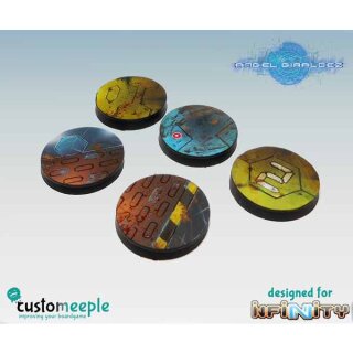 Mercenarios Bases by Giraldez - Plasticard 25mm