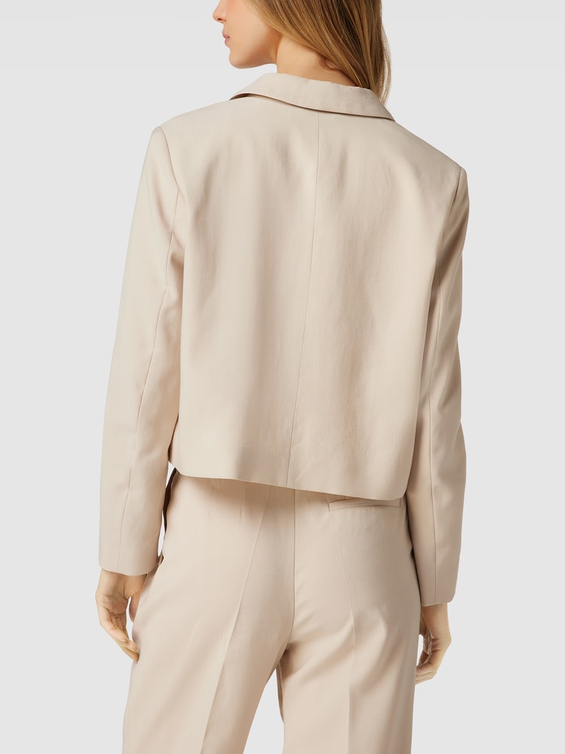 Blazer mit Knopfverschluss in beige