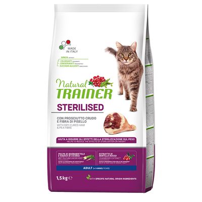 Natural Trainer Cat Sterilised mit Rohschinken